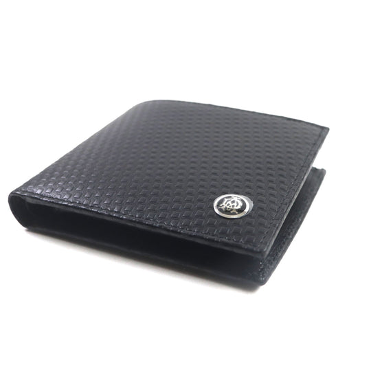 Dunhill Bifold Wallet L2G332A Main: Leather black Micro D-EIGHT mens Used Authentic