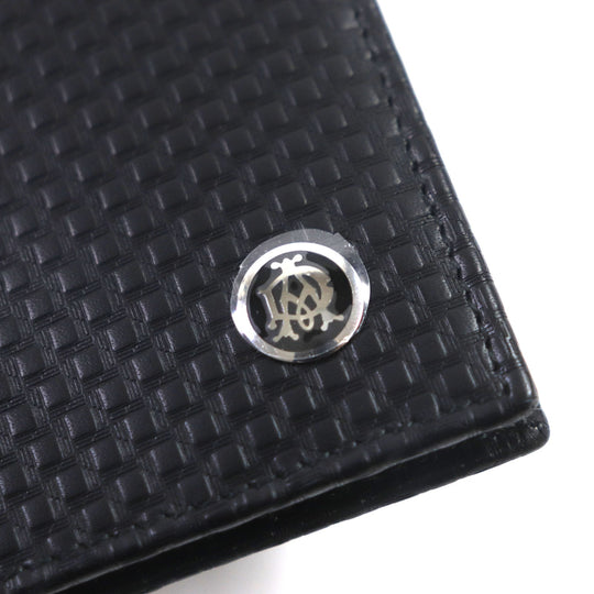 Dunhill Bifold Wallet L2G332A Main: Leather black Micro D-EIGHT mens Used Authentic