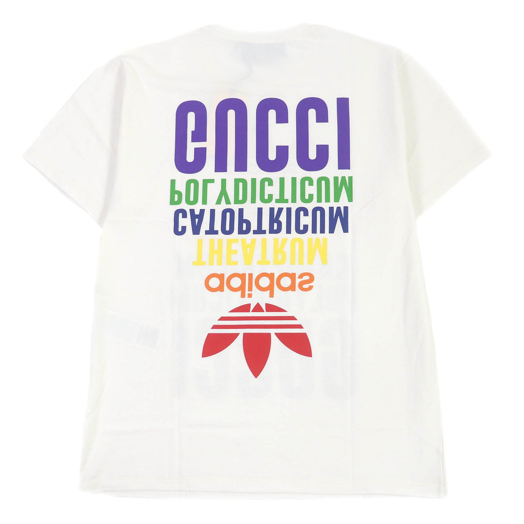 GUCCI Short sleeve T-shirt 717422 Main: 100% cotton white mens M Used Authentic