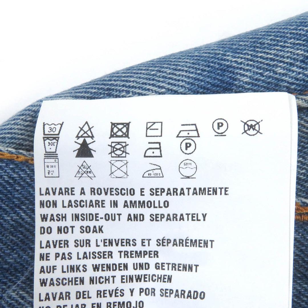 PRADA Shorts GEP350 Main: 100% cotton Indigo blue mens 33 Used Authentic