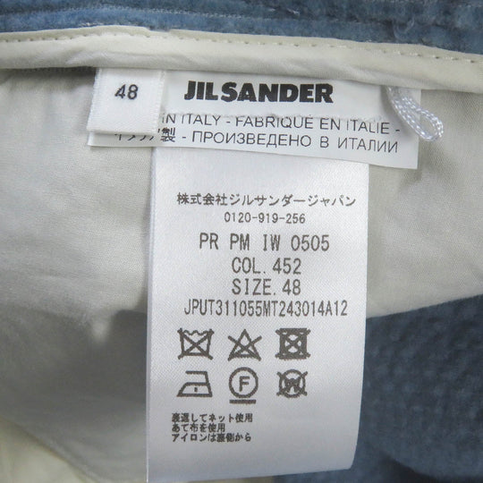 JIL SANDER+  Pants JPUT311055 Main: 100% cotton Light blue mens 48 Used Authentic