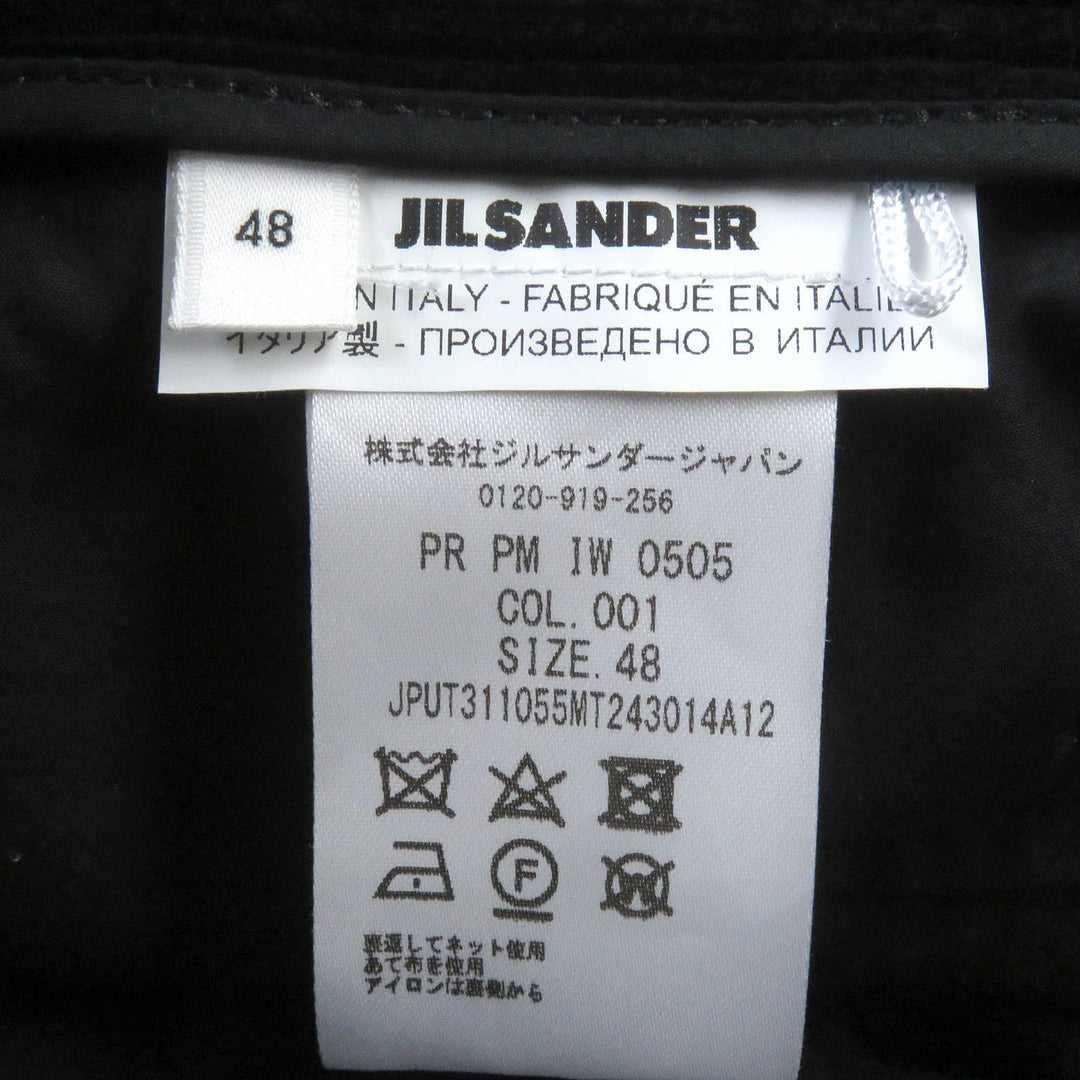 JIL SANDER+  Pants JPUT311055 Main: 100% cotton black mens 48 Used Authentic