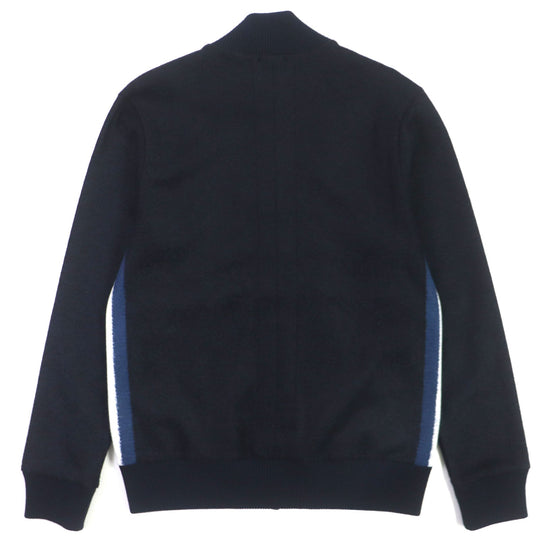 HUGO BOSS Blouson Outer material: 38% rayon, 30% polyester, 16% polyester, 14% wool, 2% polyurethane Navy SLIM FIT mens S Used Authentic