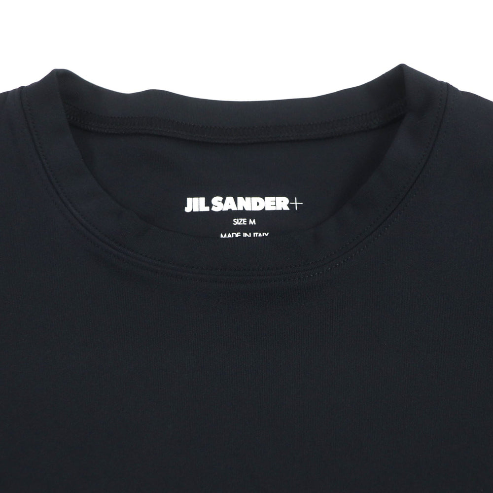 JIL SANDER+  Short sleeve T-shirt J47GC0023 Main: 91% polyester, Main: 9% polyurethane black mens M Used Authentic