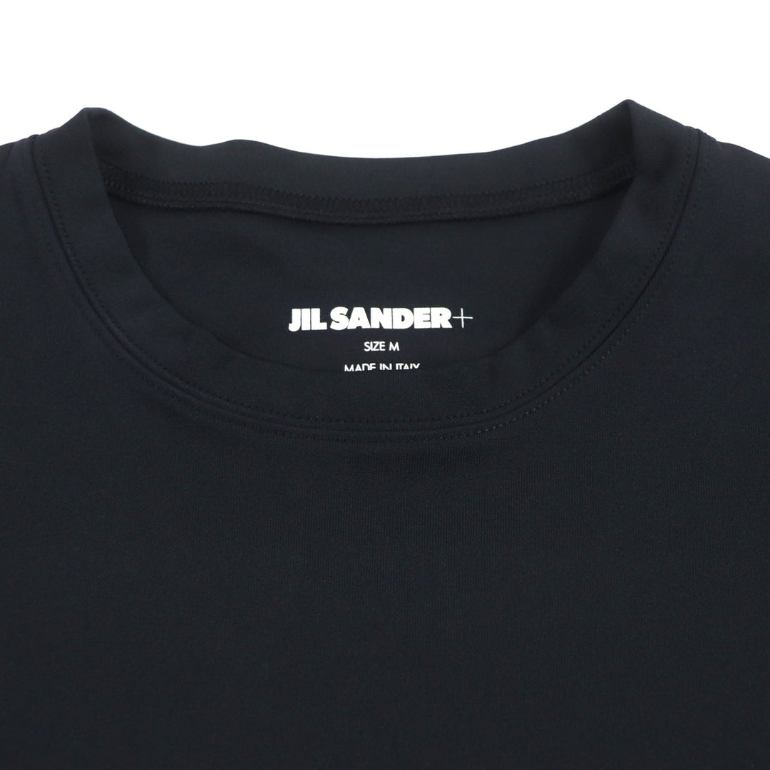 JIL SANDER+  Short sleeve T-shirt J47GC0023 Main: 91% polyester, Main: 9% polyurethane black mens M Used Authentic