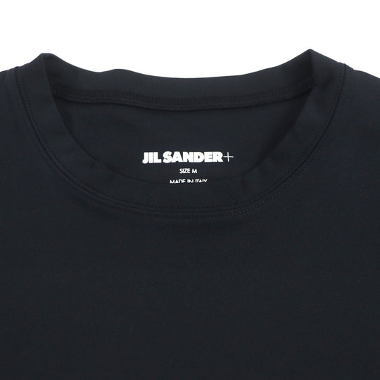 JIL SANDER+  Short sleeve T-shirt J47GC0023 Main: 91% polyester, Main: 9% polyurethane black mens M Used Authentic