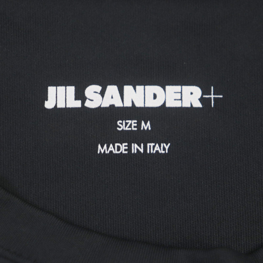 JIL SANDER+  Short sleeve T-shirt J47GC0023 Main: 91% polyester, Main: 9% polyurethane black mens M Used Authentic