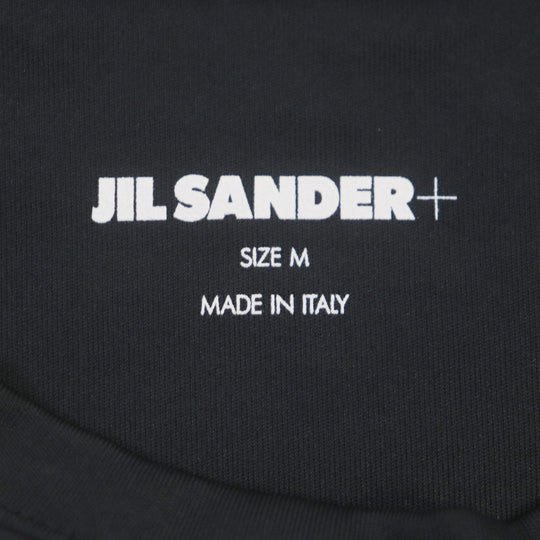 JIL SANDER+  Short sleeve T-shirt J47GC0023 Main: 91% polyester, Main: 9% polyurethane black mens M Used Authentic