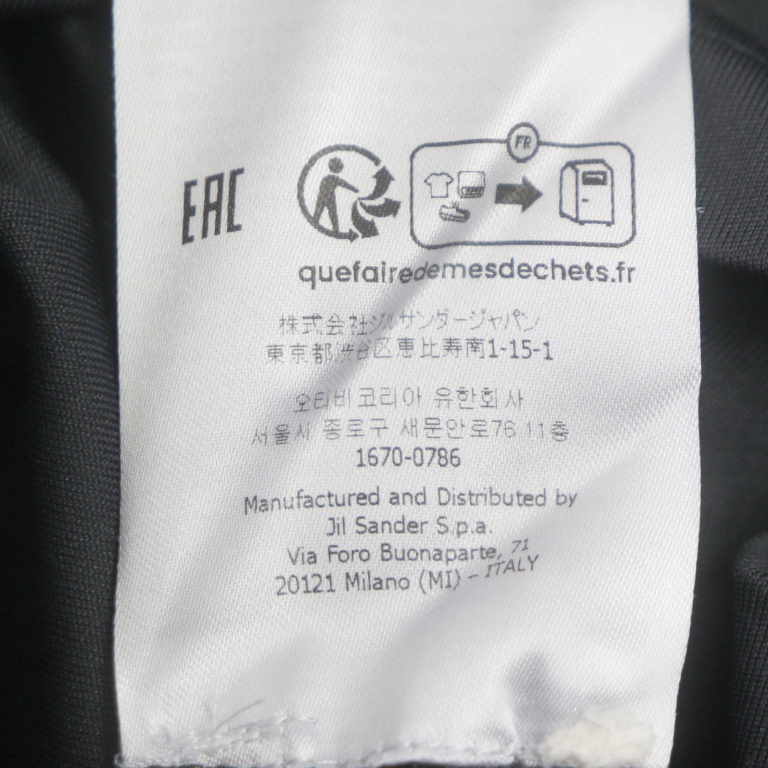 JIL SANDER+  Short sleeve T-shirt J47GC0023 Main: 91% polyester, Main: 9% polyurethane black mens M Used Authentic