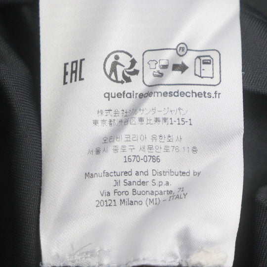 JIL SANDER+  Short sleeve T-shirt J47GC0023 Main: 91% polyester, Main: 9% polyurethane black mens M Used Authentic