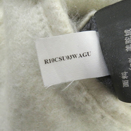 Berluti Chester coat Main: 42% alpaca, Main: 36% mohair, Main: 13% nylon, Main: 9% wool, Sleeve lining: 100% rayon Ivory mens 44 Used Authentic
