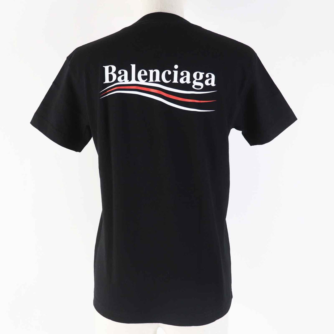 BALENCIAGA Short sleeve T-shirt 612964 Main: 100% cotton black Women M Used Authentic