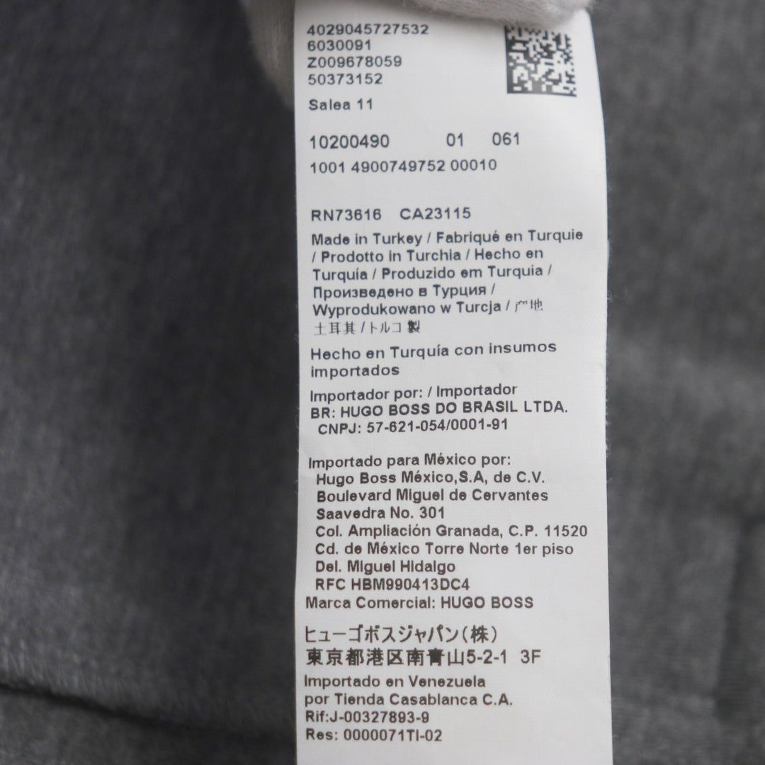 HUGO BOSS Blouson Outer material: 38% rayon, 32% acrylic, 15% polyester, 13% wool, 2% polyurethane Green navy SLIM FIT mens S Used Authentic