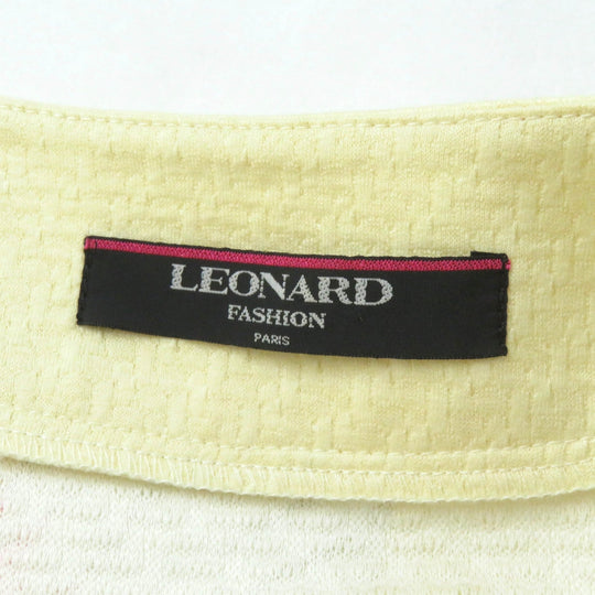 LEONARD FASHION No color jacket Main: 100% cotton Multi Women 11 Used Authentic