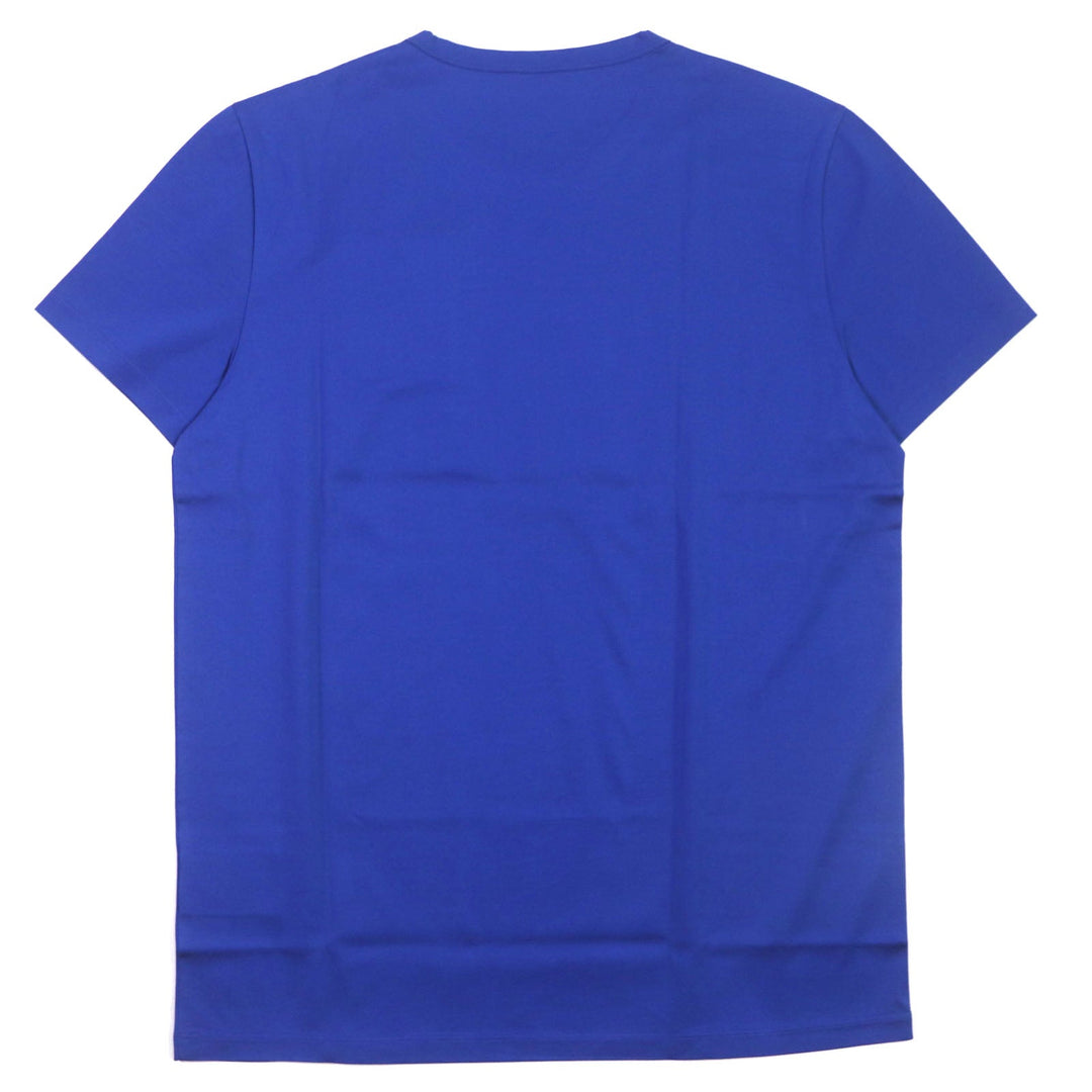 MONCLER Short sleeve T-shirt Main: 100% cotton blue mens L Used Authentic