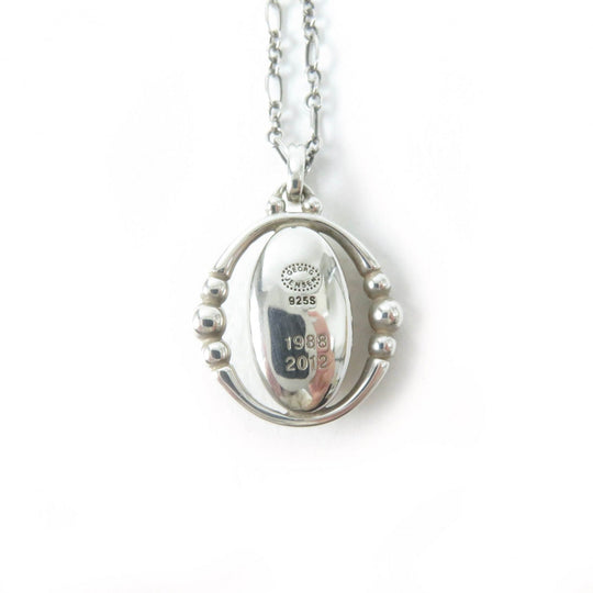 Georg Jensen Necklace Main: SV925, Part: Yellow Agate Yellow silver 1988 2012 Year Necklace Women Used Authentic