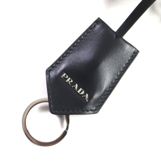 PRADA Shoulder Bag 1BH197 Main: Nylon, Part: Leather black mens Used Authentic