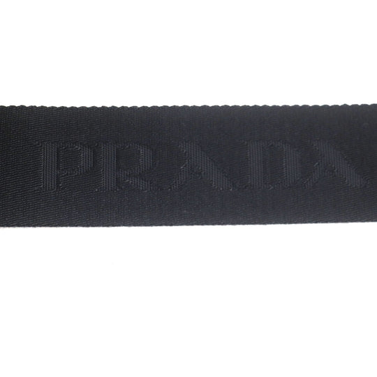 PRADA Shoulder Bag 1BH197 Main: Nylon, Part: Leather black mens Used Authentic