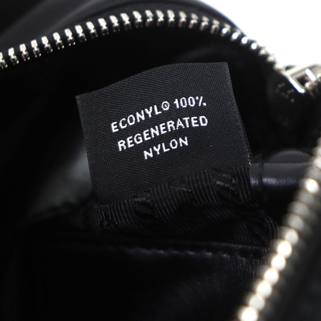 PRADA Shoulder Bag 1BH197 Main: Nylon, Part: Leather black mens Used Authentic