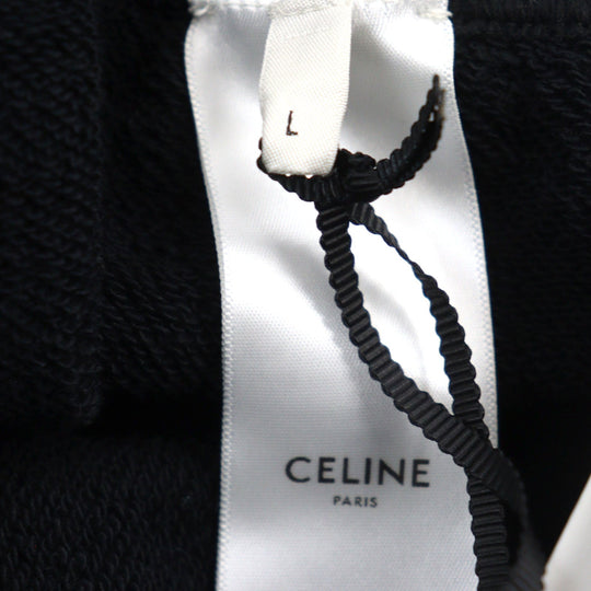 CELINE Pants 2Z062670Q Main: 100% cotton black mens L Used Authentic