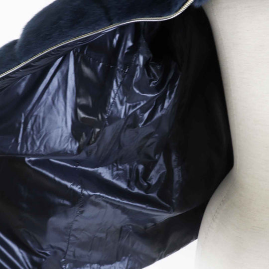 Herno Down jacket PI1166D-12354-9202 Main: 100% polyester, Lining: 100% nylon, Filling: 80% down, Filling: 20% feather Navy LADY CAPE Women 42 Used Authentic