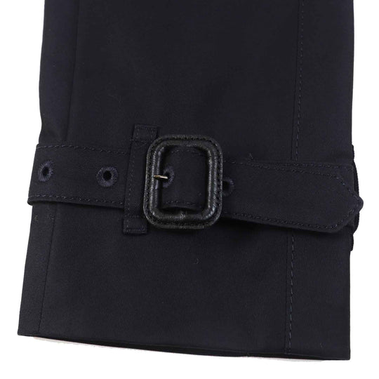 Aquascutum trench coat cotton Dark navy Women 4 Used Authentic