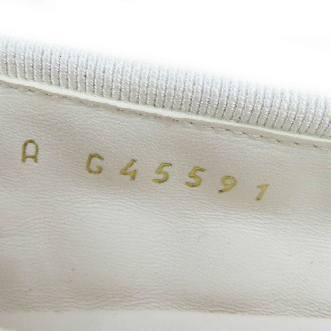 CHANEL Ballet shoes 24P G45591 Main: Lambskin Black white red ballerina Women 36 Used Authentic
