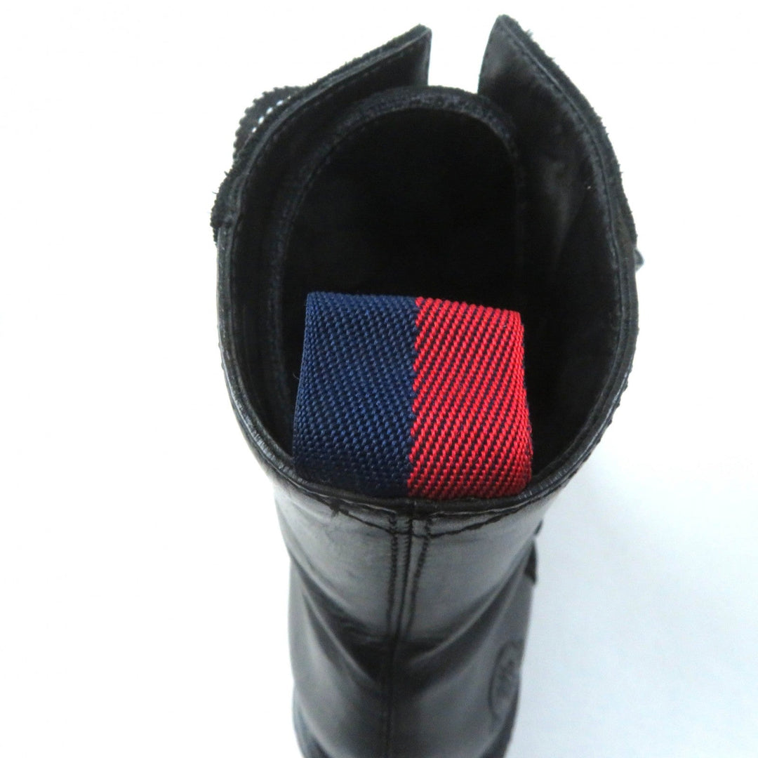 MONCLER short boots Main: Leather black SHANICE Women 37 Used Authentic