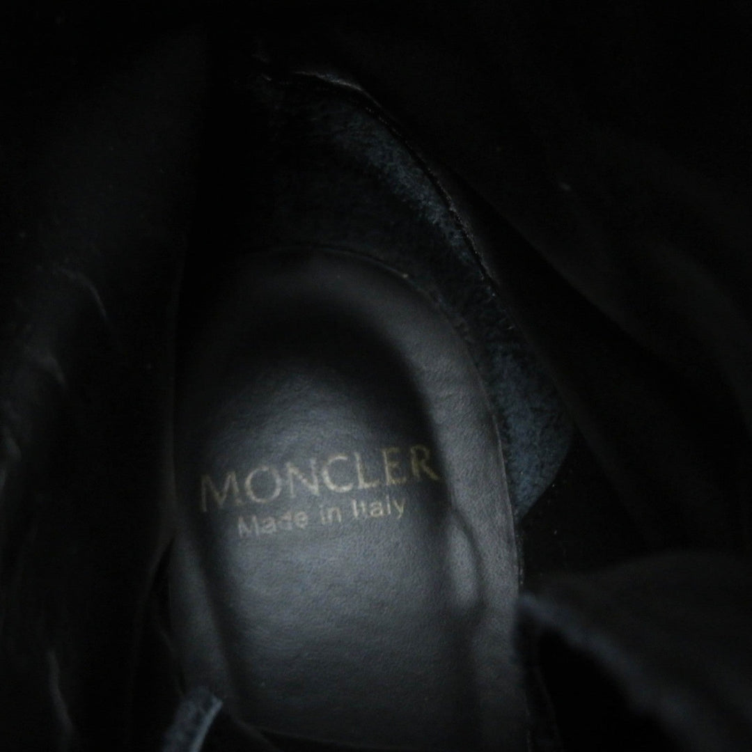 MONCLER short boots Main: Leather black SHANICE Women 37 Used Authentic