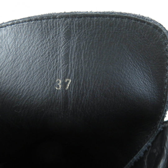 MONCLER short boots Main: Leather black SHANICE Women 37 Used Authentic