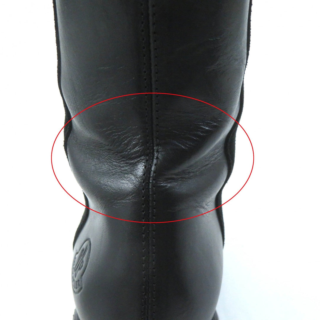 MONCLER short boots Main: Leather black SHANICE Women 37 Used Authentic