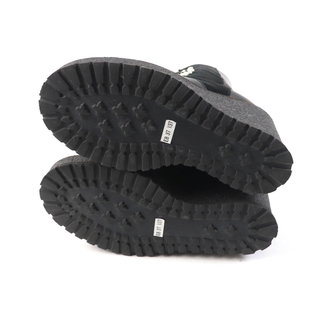 MONCLER short boots Main: Leather black SHANICE Women 37 Used Authentic
