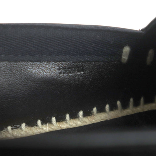LOEWE Slip-on Main: Leather black mens 41 Used Authentic