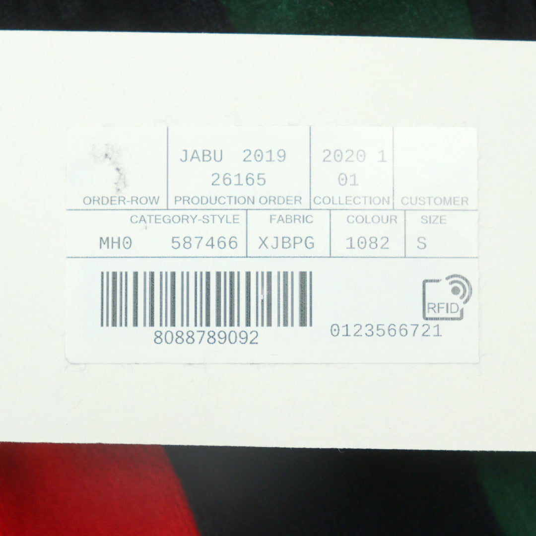 GUCCI Shorts 587466 Outer: 85% cotton, Outer: 15% nylon, Lining: 100% cotton, Part: 100% polyester Black red green mens S Used Authentic