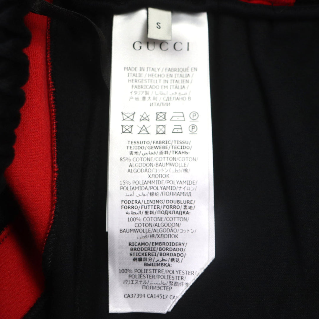 GUCCI Shorts 587466 Outer: 85% cotton, Outer: 15% nylon, Lining: 100% cotton, Part: 100% polyester Black red green mens S Used Authentic