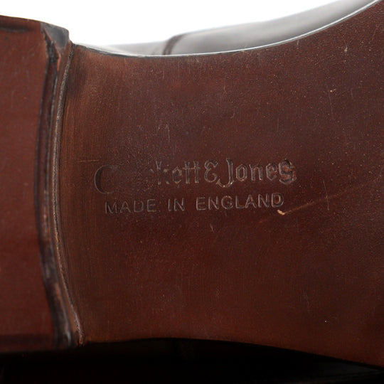 CROCKETT&JONES Leather shoes 29447 Main: Calf leather Brown Audley mens 6.5 Used Authentic