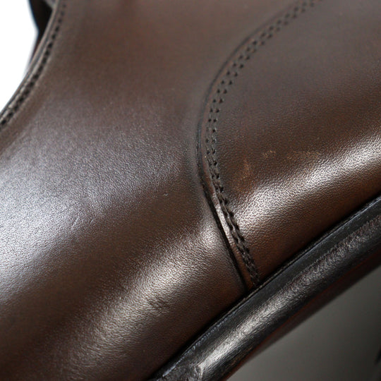CROCKETT&JONES Leather shoes 29447 Main: Calf leather Brown Audley mens 6.5 Used Authentic