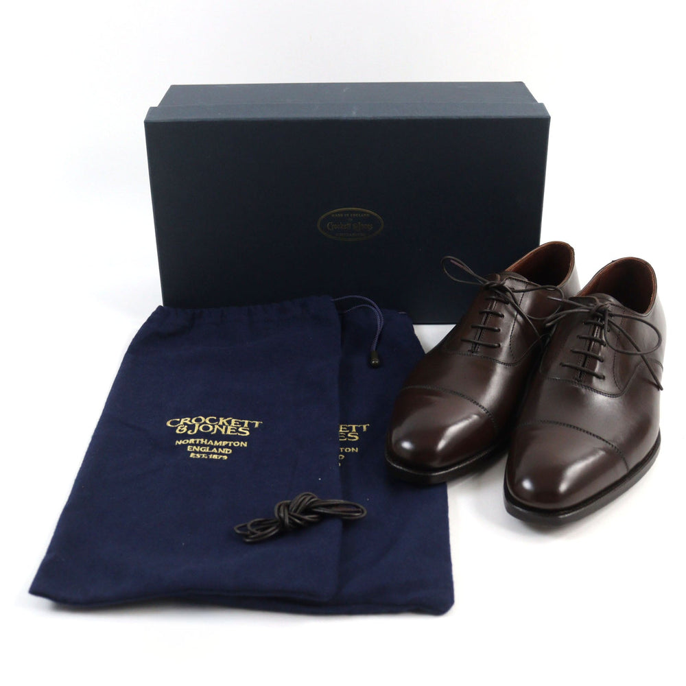 CROCKETT&JONES Leather shoes 29447 Main: Calf leather Brown Audley mens 6.5 Used Authentic