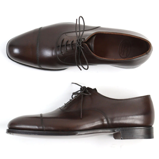 CROCKETT&JONES Leather shoes 29447 Main: Calf leather Brown Audley mens 6.5 Used Authentic