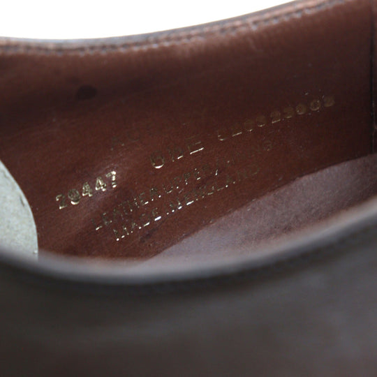 CROCKETT&JONES Leather shoes 29447 Main: Calf leather Brown Audley mens 6.5 Used Authentic