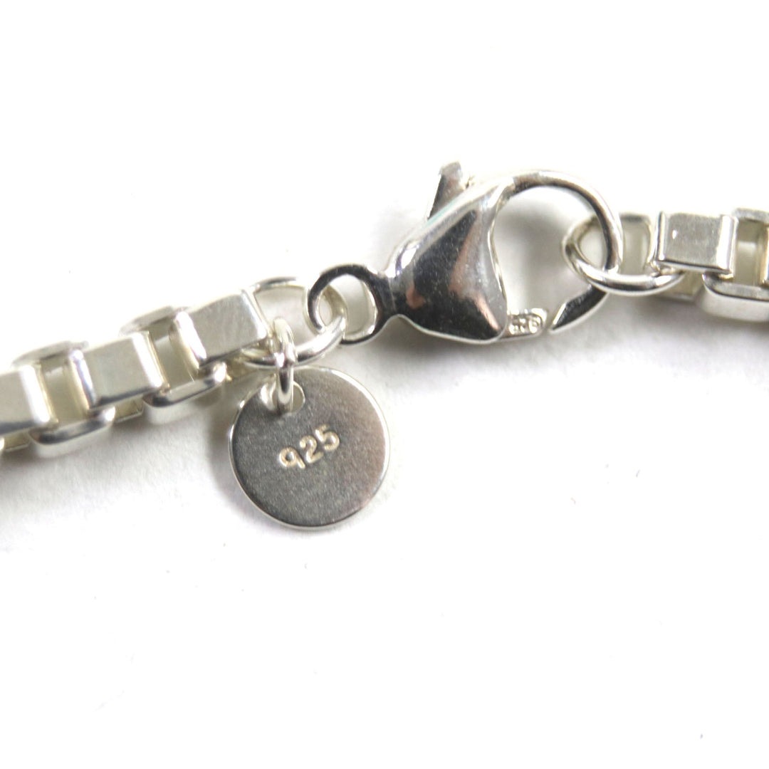 TIFFANY&Co. bracelet Main�FSV925 Silver Venetian mens Used Authentic