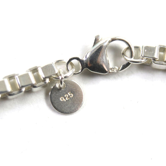 TIFFANY&Co. bracelet Main�FSV925 Silver Venetian mens Used Authentic