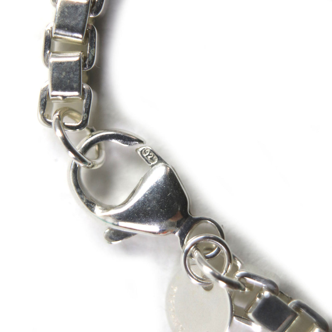 TIFFANY&Co. bracelet Main�FSV925 Silver Venetian mens Used Authentic