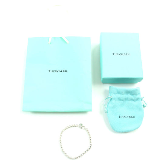TIFFANY&Co. bracelet Main�FSV925 Silver Venetian mens Used Authentic