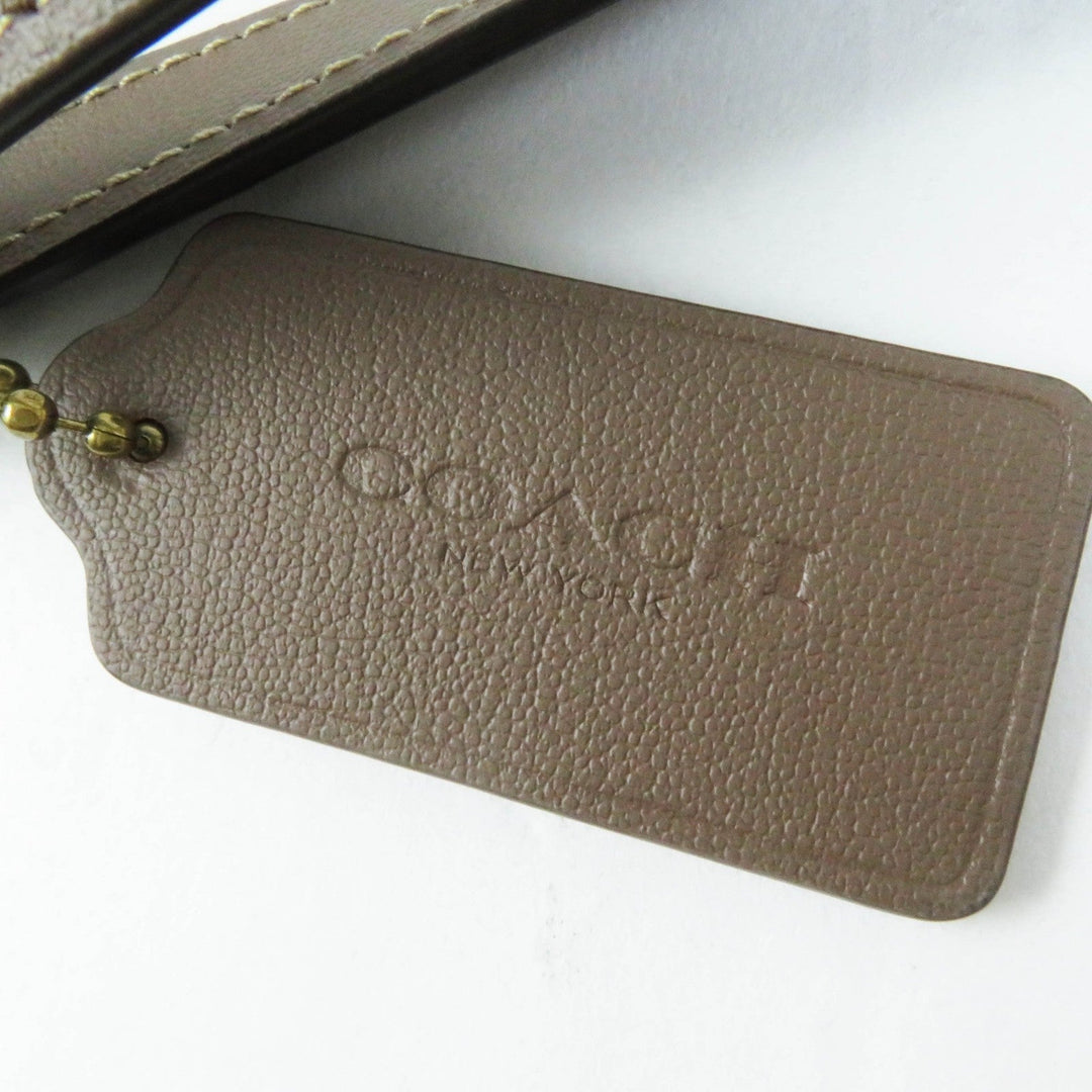 COACH Tote Bag CN318 Main: Leather Brown North Tote Women Used Authentic