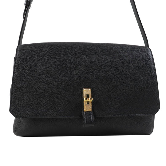 BALLY Shoulder Bag Main: Leather black BOOM XBODY Women Used Authentic