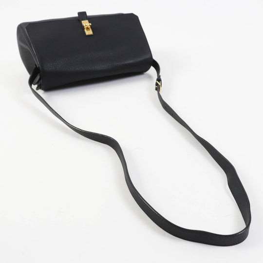 BALLY Shoulder Bag Main: Leather black BOOM XBODY Women Used Authentic