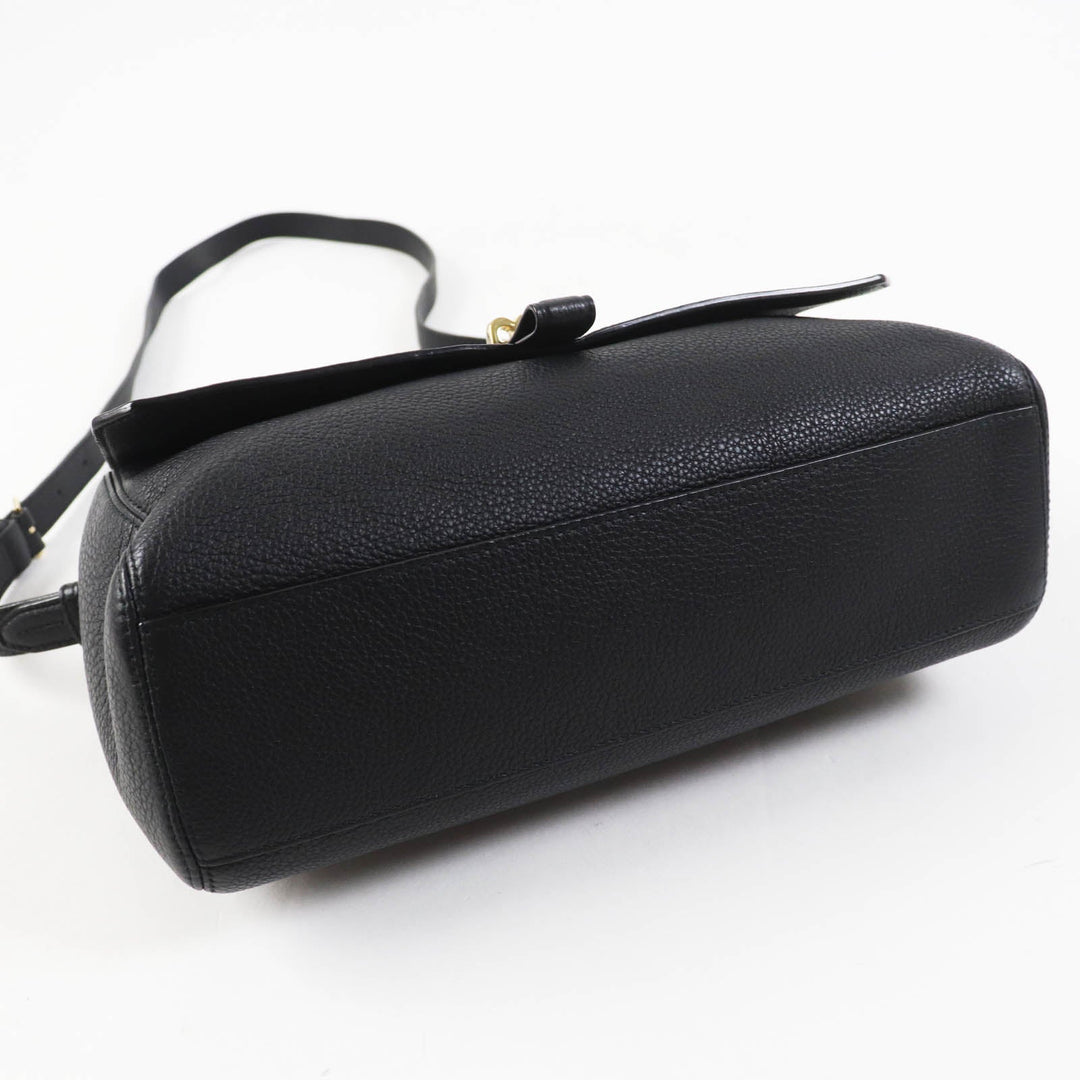 BALLY Shoulder Bag Main: Leather black BOOM XBODY Women Used Authentic