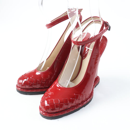 BOTTEGAVENETA pumps Main: Patent leather Red Women 37 Used Authentic