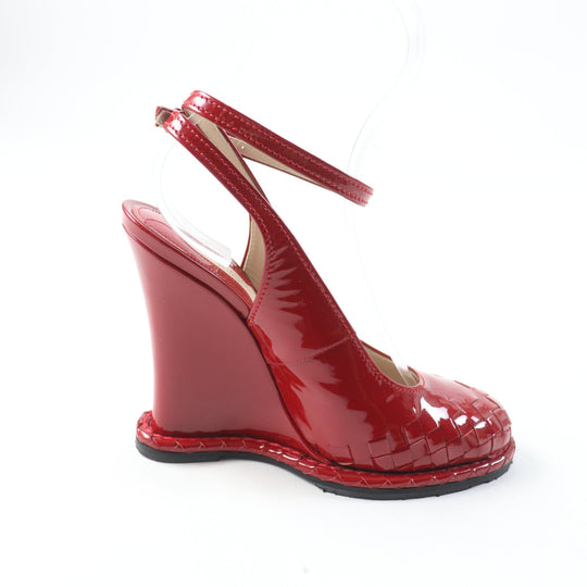 BOTTEGAVENETA pumps Main: Patent leather Red Women 37 Used Authentic
